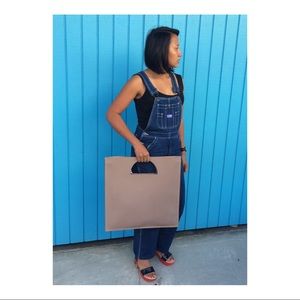 Vintage overalls in dark denim, size 0. Big Smith