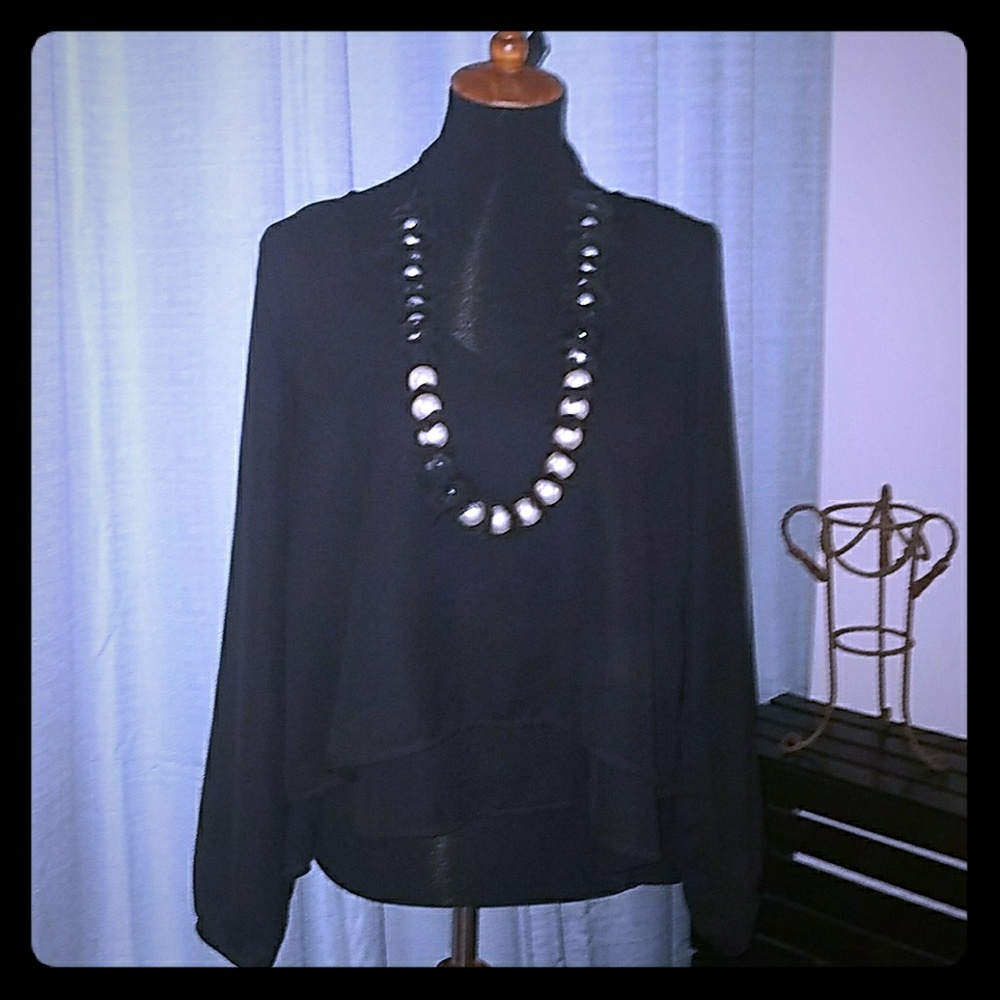 Abercrombie chiffon top