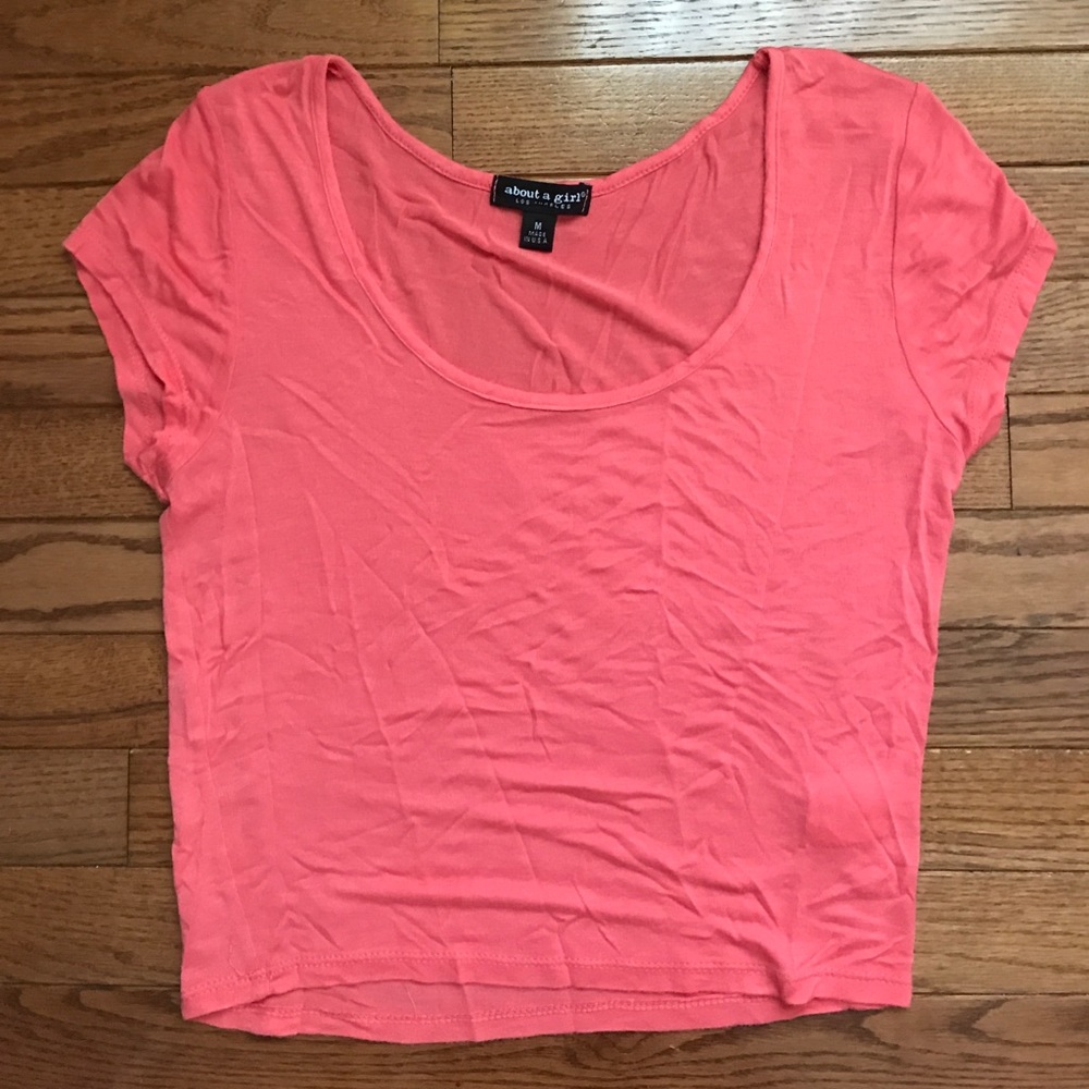 coral tee