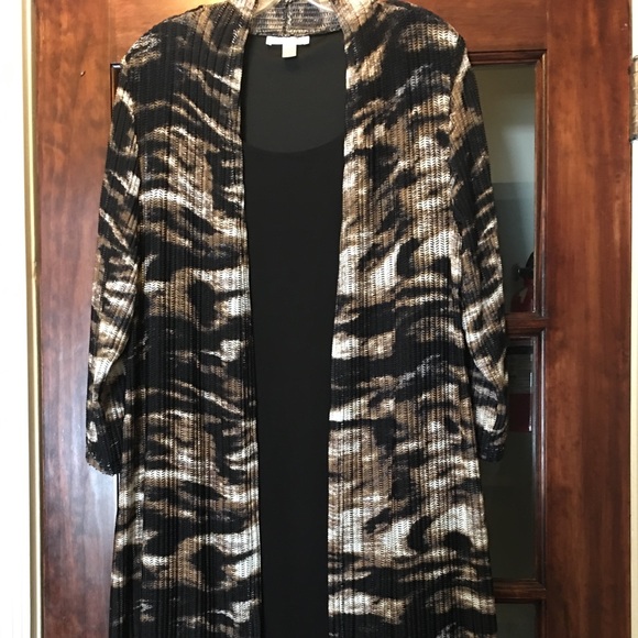 Dressbarn Plus size black Dress with a Jacket. - Picture 1 of 3