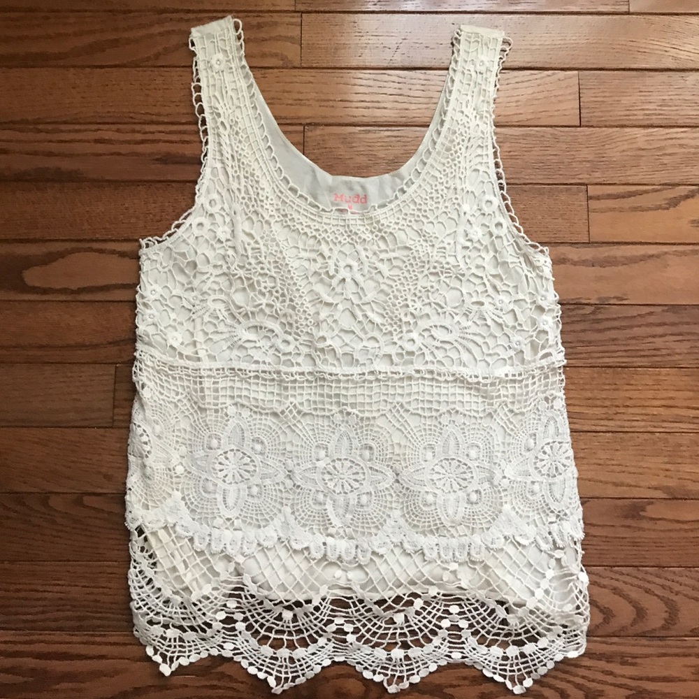 crochet front tank
