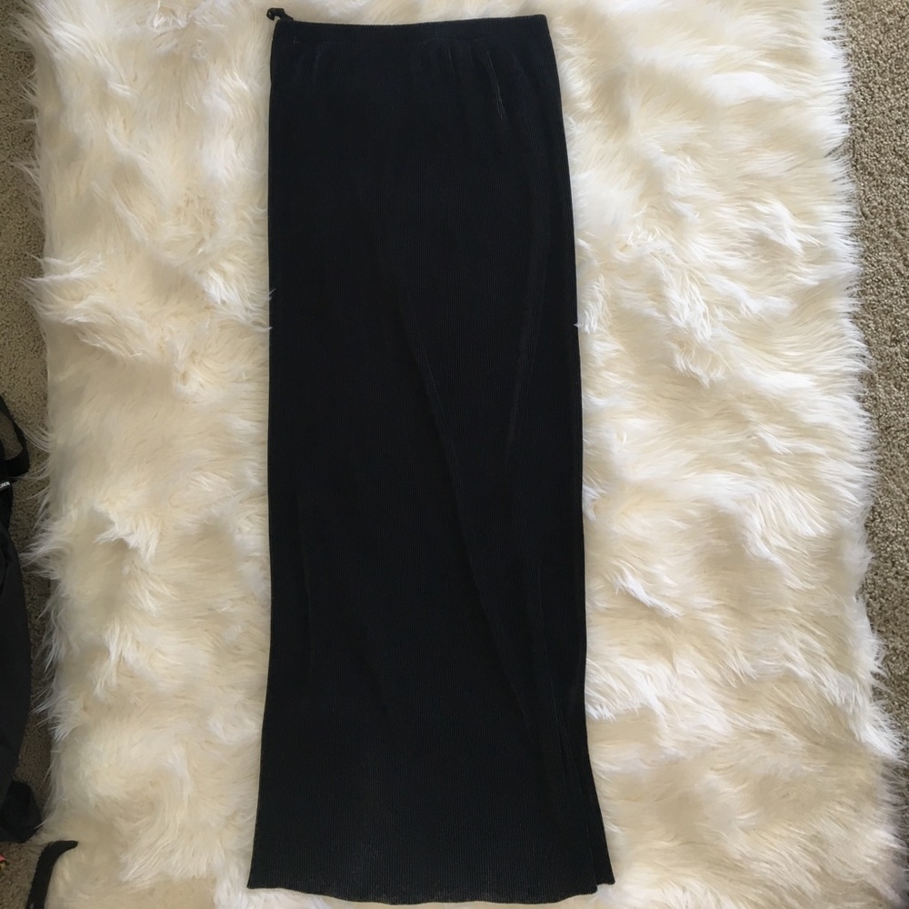 Vintage Long Black Skirt