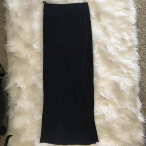 Vintage Long Black Skirt
