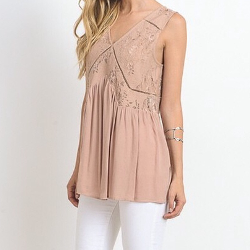Dressy taupe shirt - Picture 2 of 4