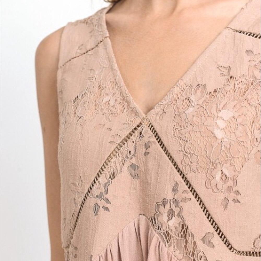 Dressy taupe shirt - Picture 4 of 4