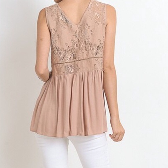 Dressy taupe shirt - Picture 3 of 4