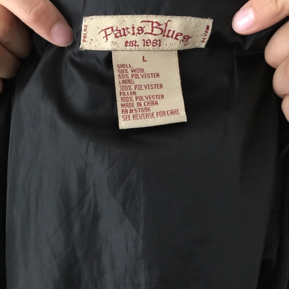 Black wool jacket. - Picture 3 of 3