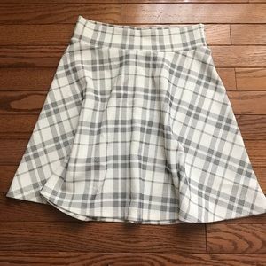 plaid skater skirt