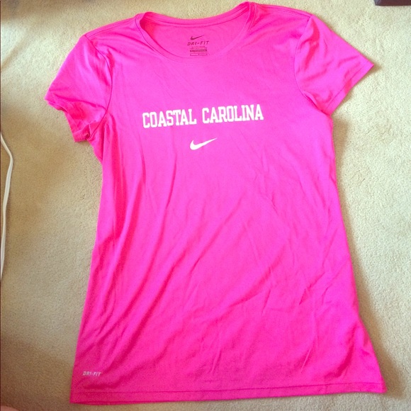 Nike Pink Swoosh Dri-Fit Fan Apparel Shirt - Picture 2 of 4