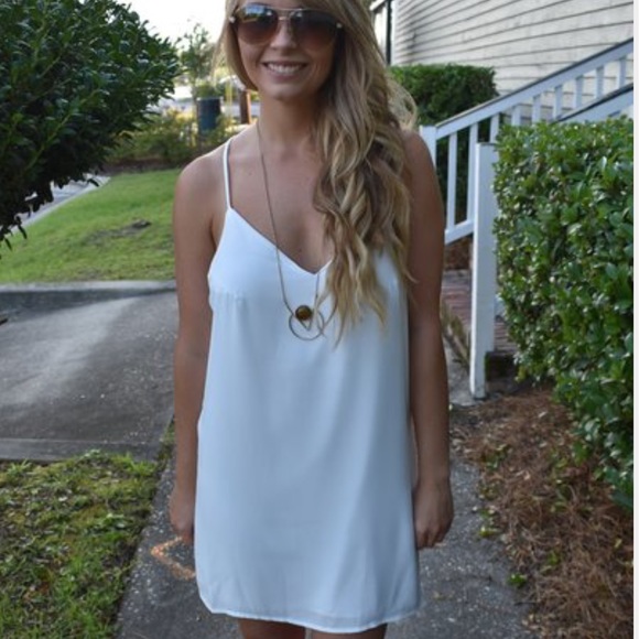 White slip dress - Picture 2 of 4