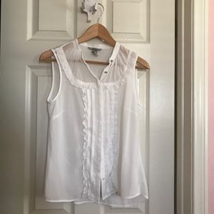 H&M Sleeveless Button Down, size M