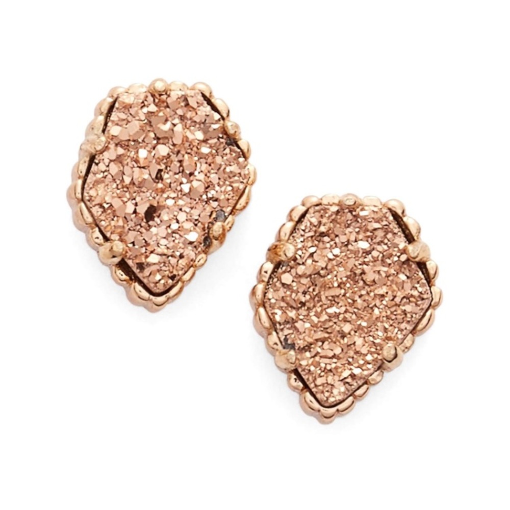Kendra Scott Tessa Stone Stud Earrings (rose gold)