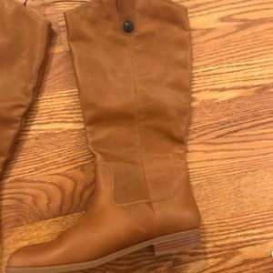 Target brand New Leather Riding Boots