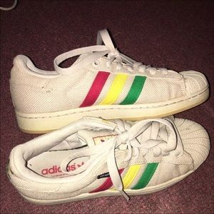 Adidas Rasta hemp superstar sneakers