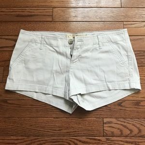 twill style shorties