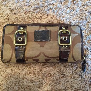 Authentic Coach signature wallet
