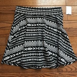 high waisted skater skirt