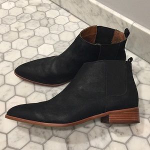 Black ankle booties