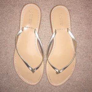 J. Crew flip flops!