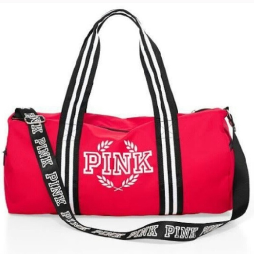 Red pink Victoria secret gym or duffle bag