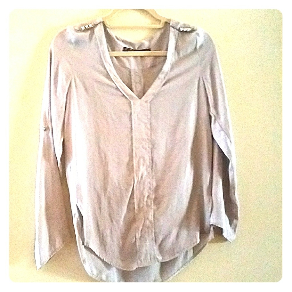 Zara Basic silk shirt
