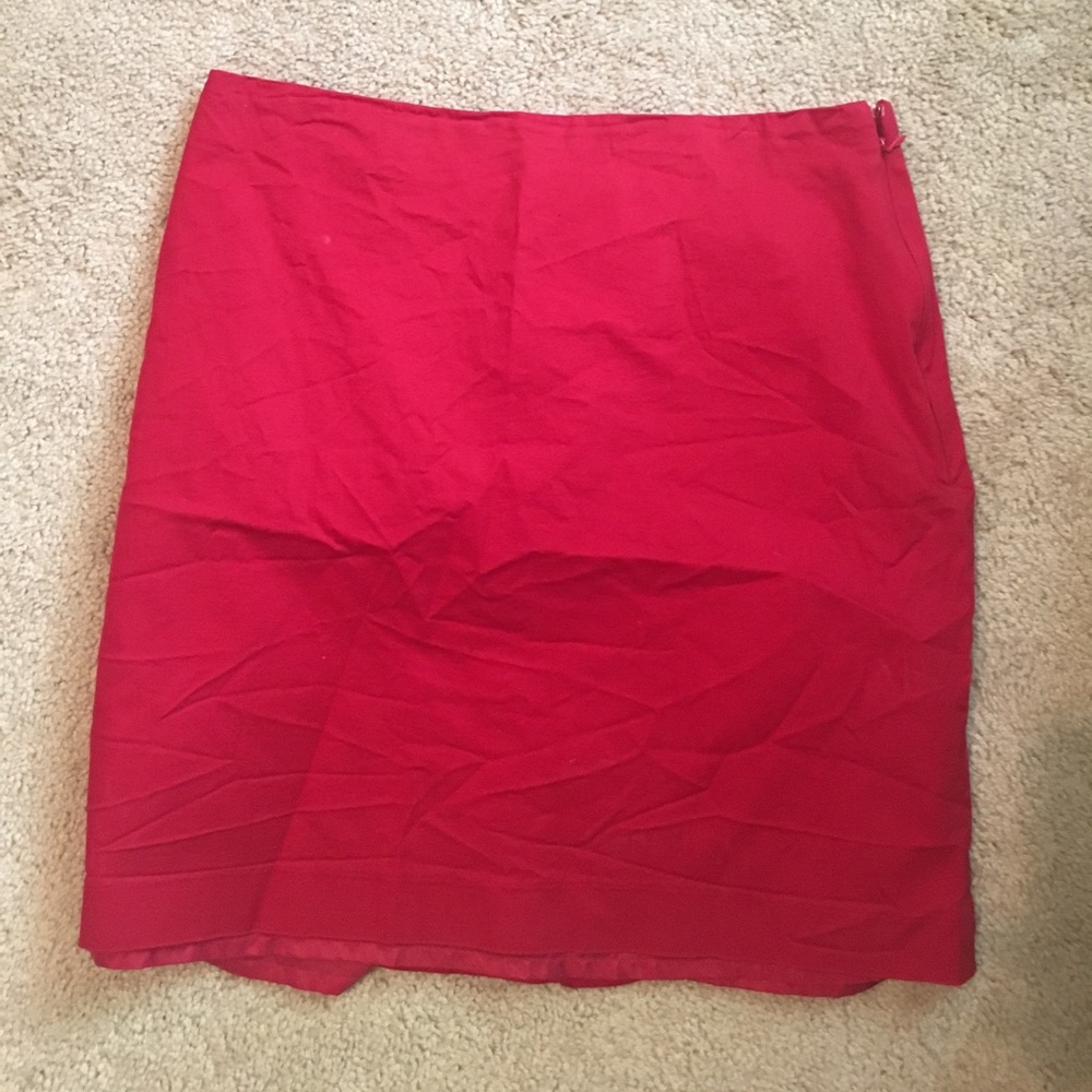The Limited Red Pencil Skirt