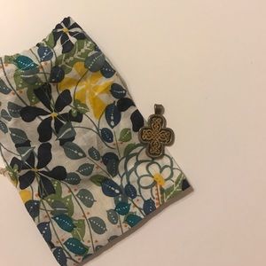 James Avery 14k gold + silver charm