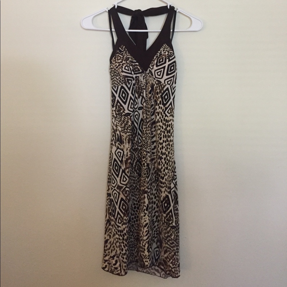 **S O L D** 💃🏻✨ Brown and Tan tribal dress