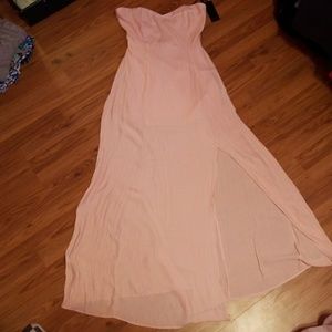 BRAND NEW Strapless Chiffon Dress