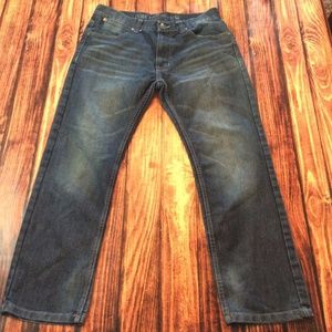 Men's PD&C Dark Wash Straight Jeans
