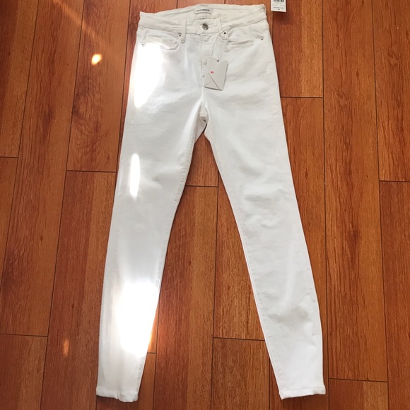 good american white jeans