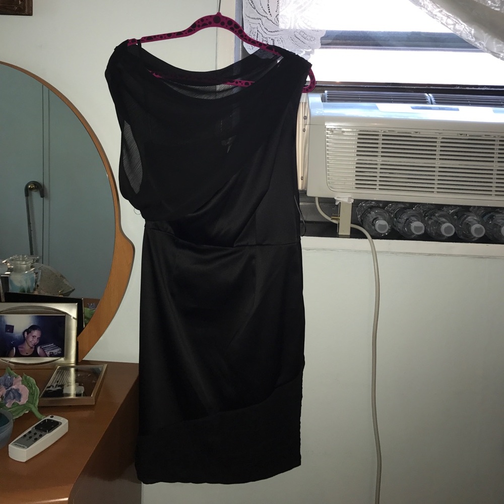 Black cocktail dress