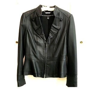 PRICE DROP-White House Black Market Leather Jacket