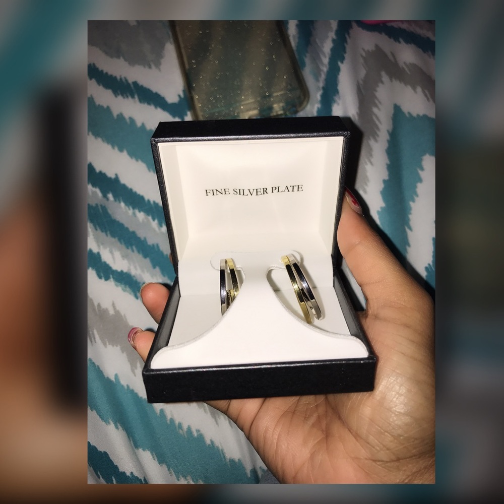 Beautiful hoop earrings