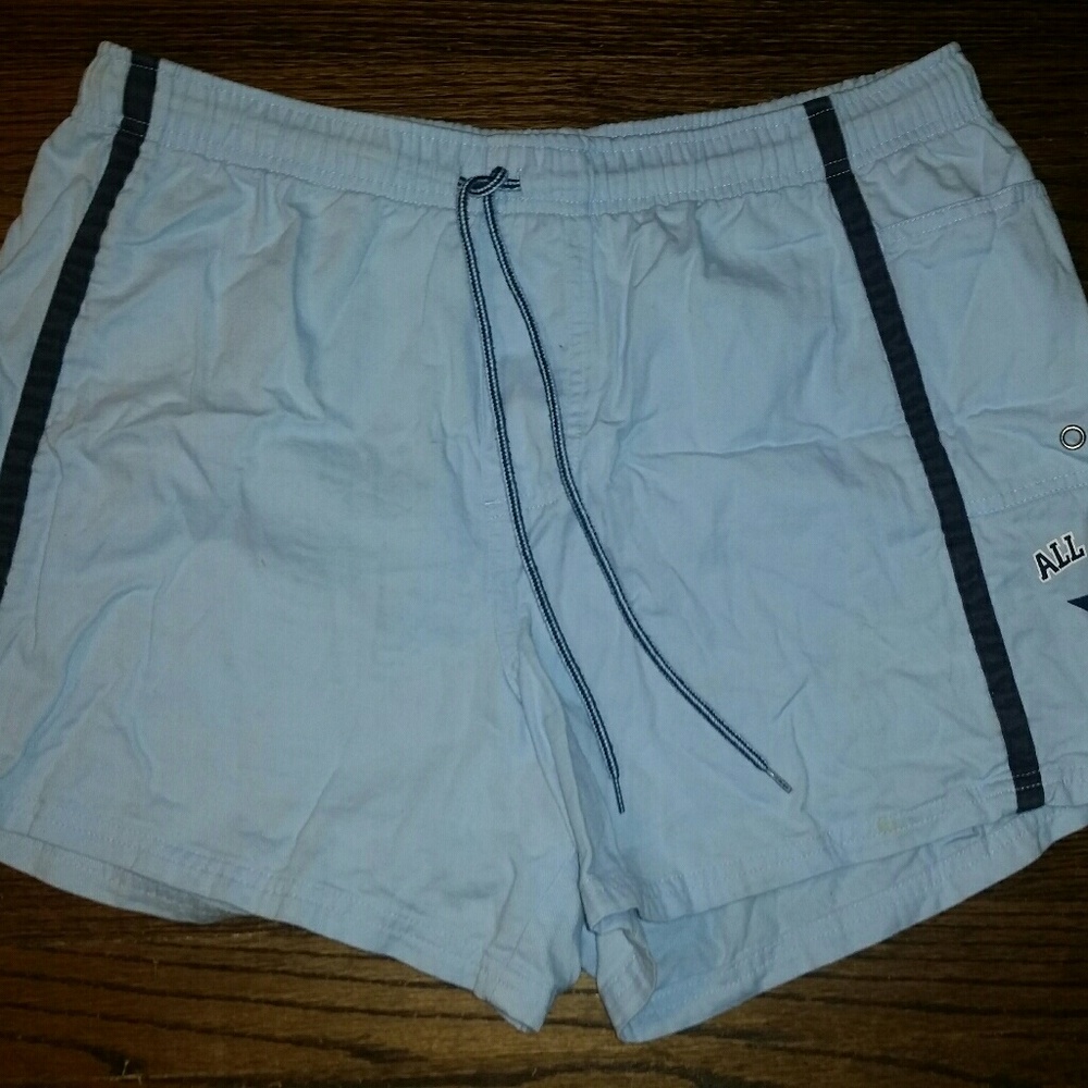 Coco Blue 2XL Cotton Shorts  Light Blue