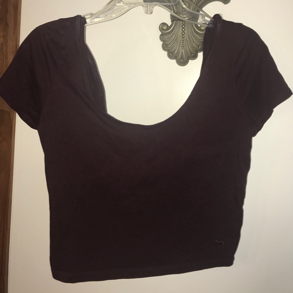 Victoria secret PINK Burgundy crop top