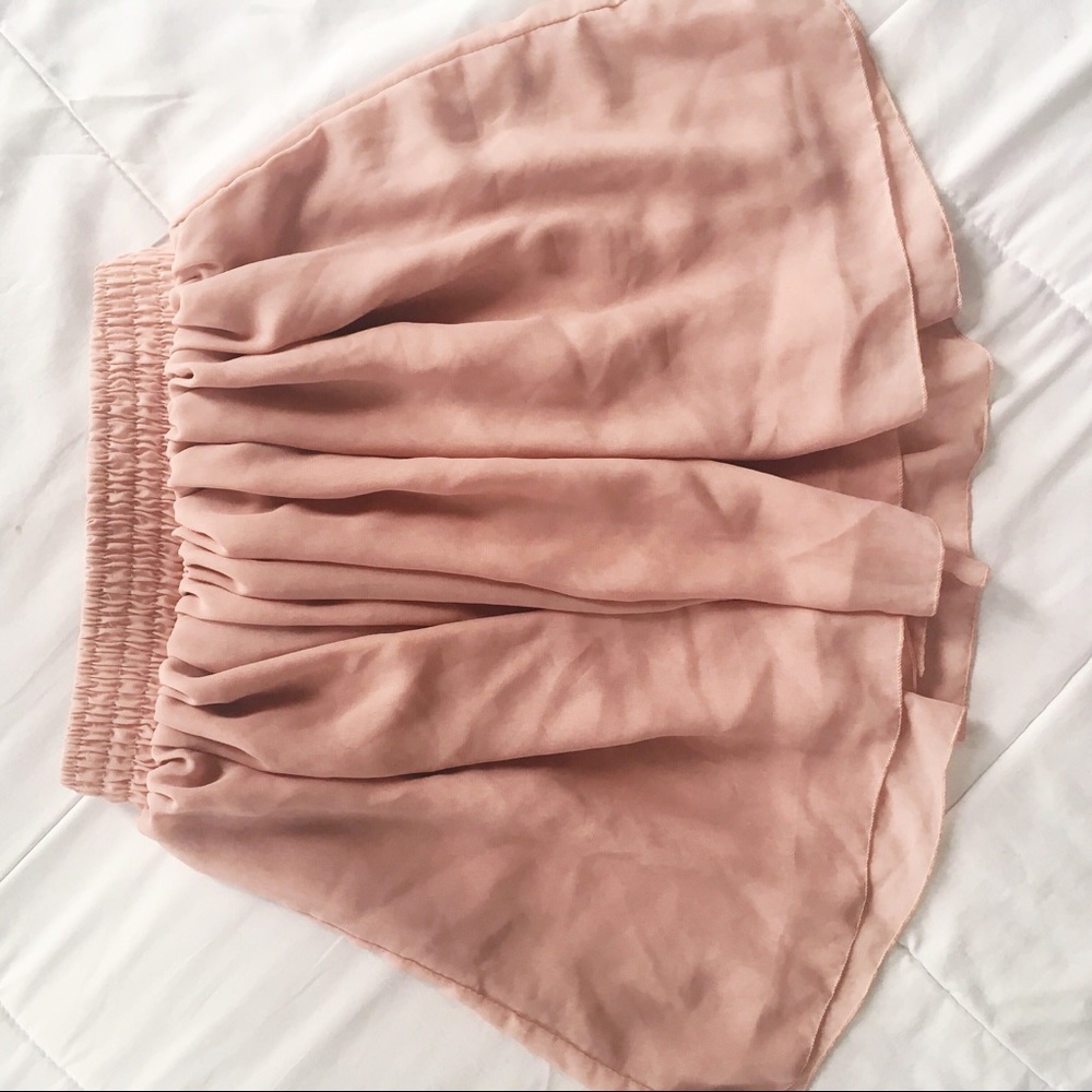 Lovely Pink Oasap Skater Skirt  - Picture 3 of 5