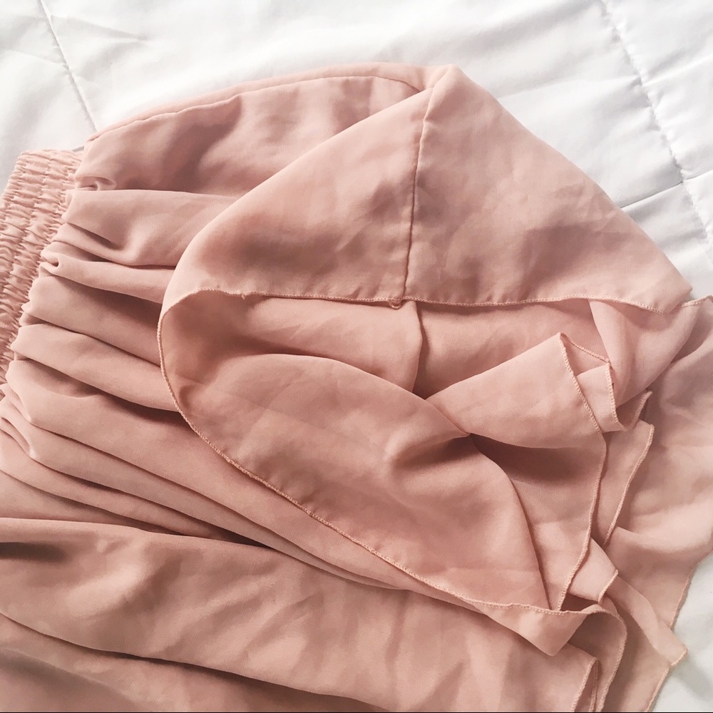 Lovely Pink Oasap Skater Skirt  - Picture 4 of 5