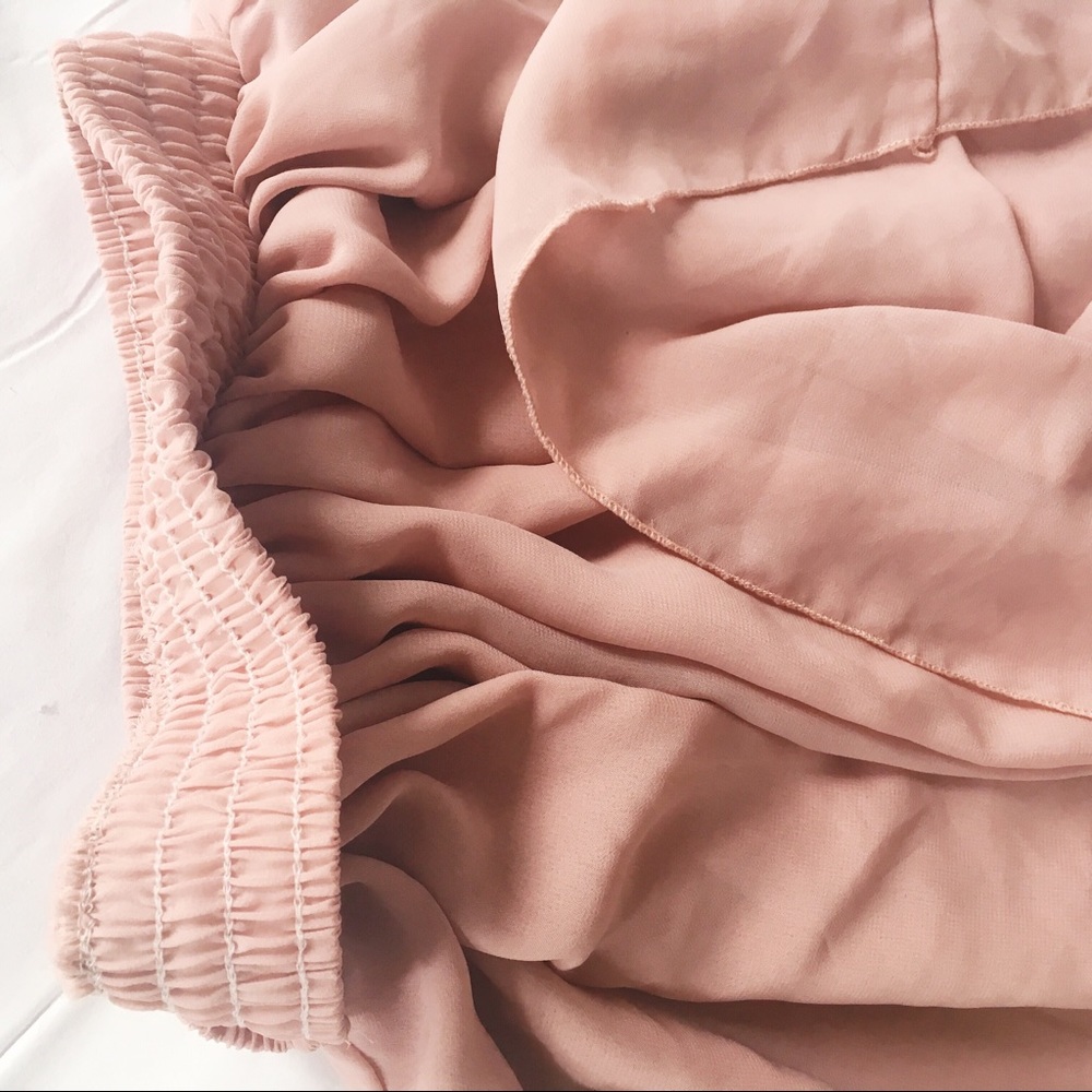 Lovely Pink Oasap Skater Skirt  - Picture 5 of 5