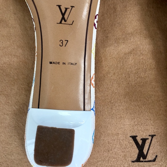 LOUIS VUITTON MULTICOLORED MULE SANDALS- PERFECT🎉 - Picture 5 of 7