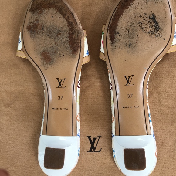LOUIS VUITTON MULTICOLORED MULE SANDALS- PERFECT🎉 - Picture 7 of 7