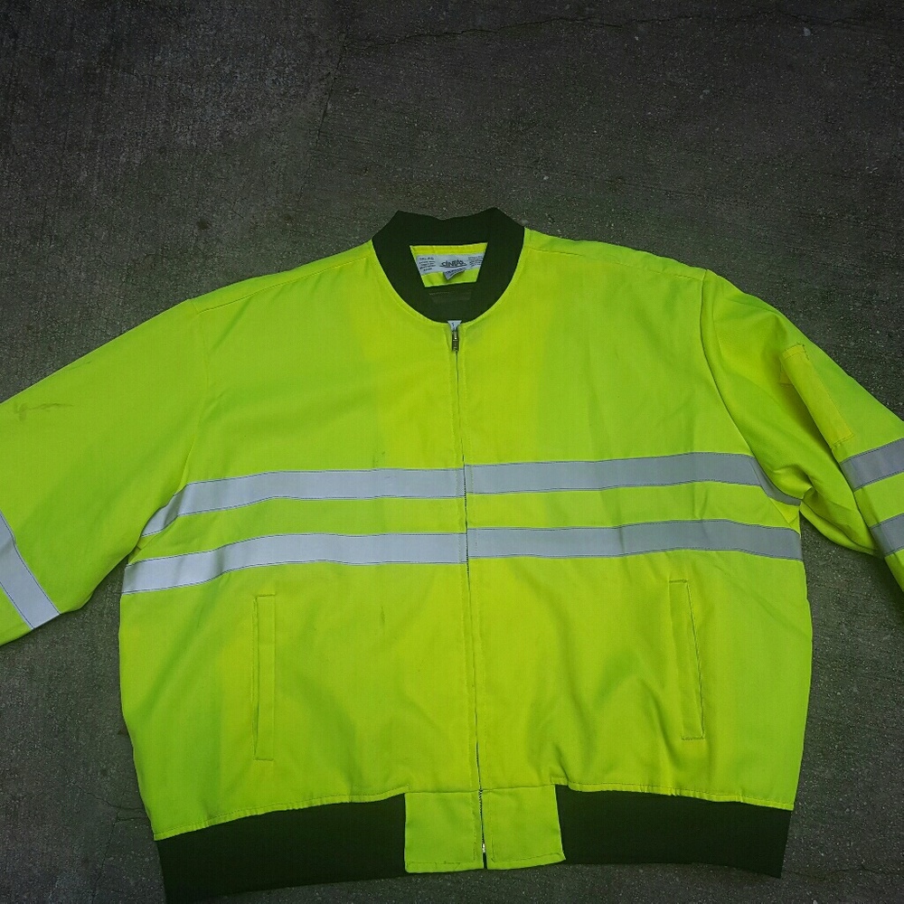 Bright utility reflecting jacket