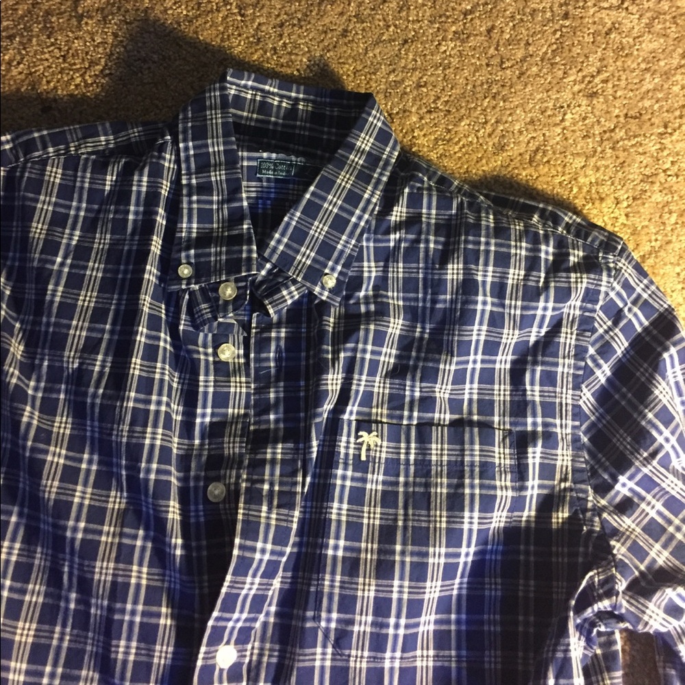 Blue Plaid Button Up - image 2