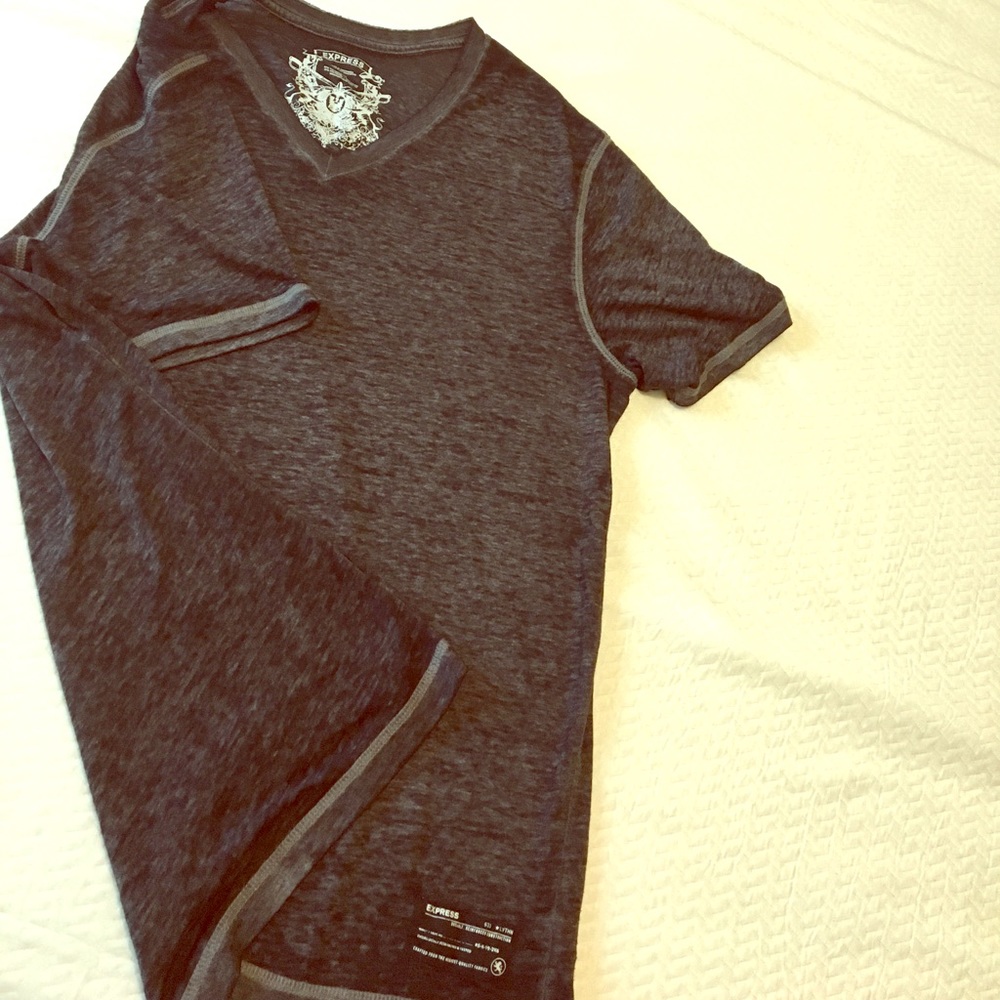 Express V Neck T Shirt