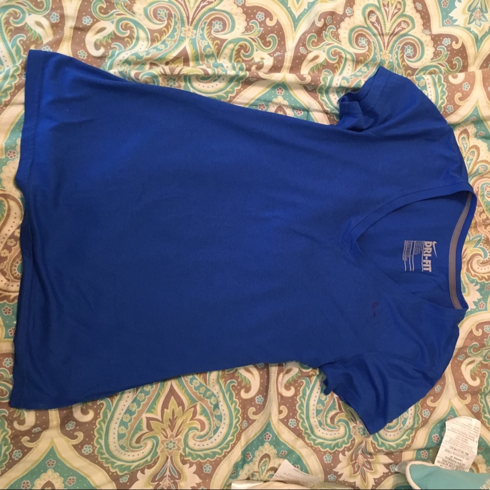 Nike Dri Fit Royal Blue Shirt