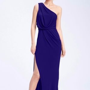BCBG One Shoulder Formal Dress