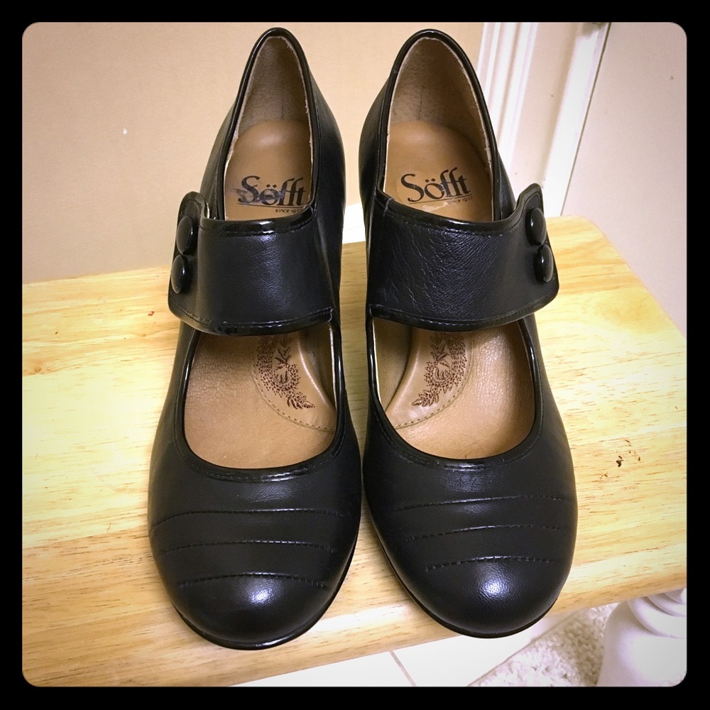 Sofft black Mary Janes brand new