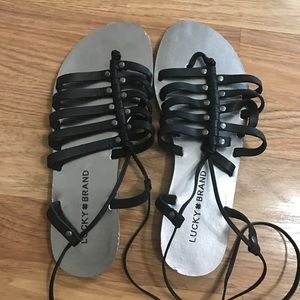 Lucky Brand flat sandals Size 6