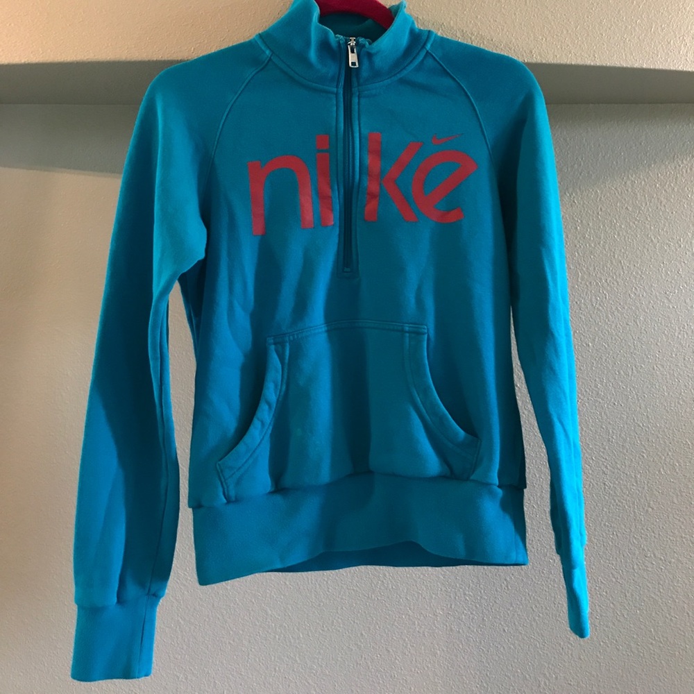 Nike Quarter Zip Athletic Hoodie