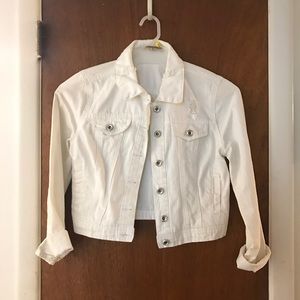 White Denim Jacket